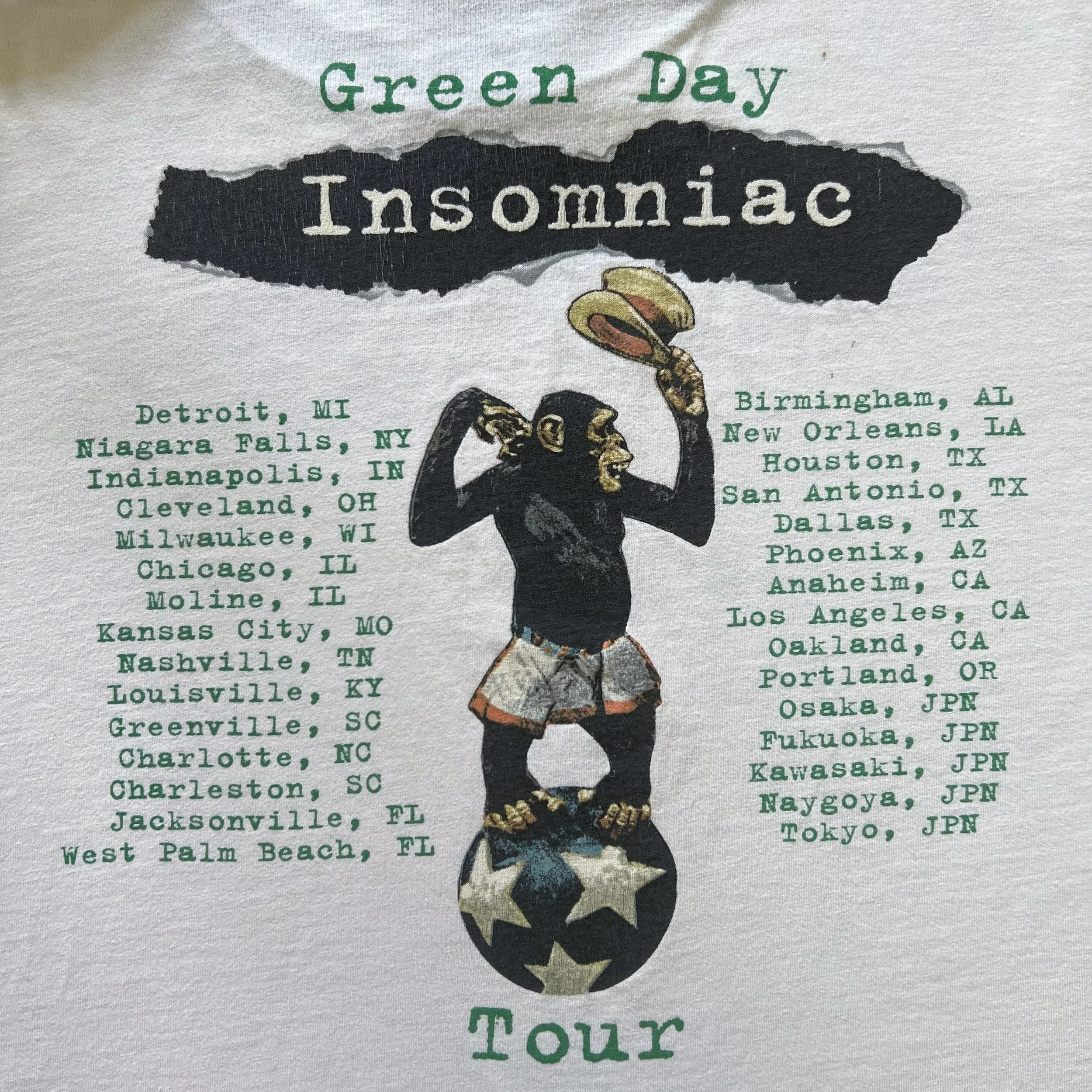 90s Green Day Insomniac Tour 1995 Ringer 90s Green Day Insomniac Tour 1995 Ringer
